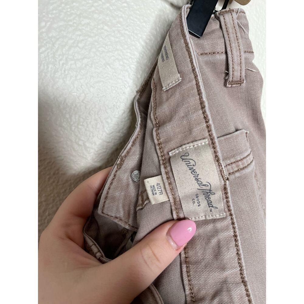 UNIVERSAL THREAD Boyfriend Fit Cargo Pants Light Brown Size 4/27 - Picture 7 of 13